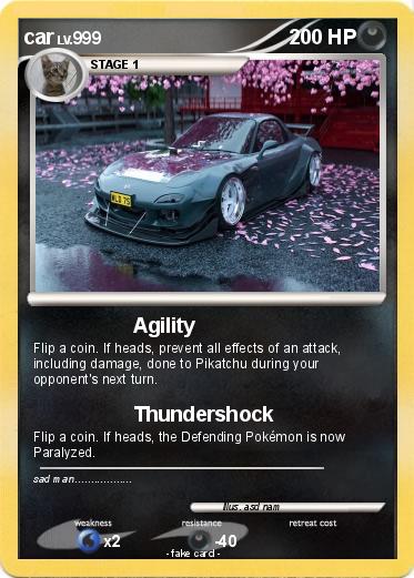 Pokemon car
