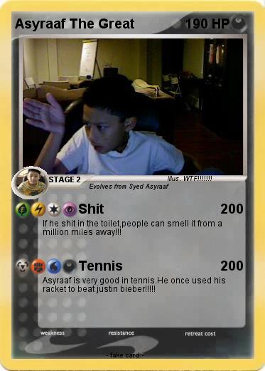 Pokemon Asyraaf The Great