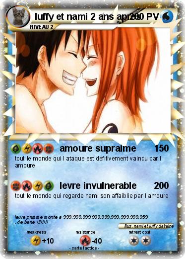 Pokemon luffy et nami 2 ans apres
