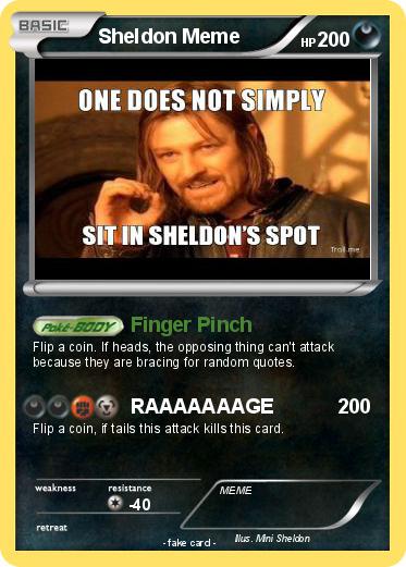 Pokemon Sheldon Meme