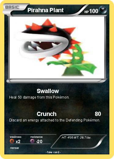 Pokemon Pirahna Plant