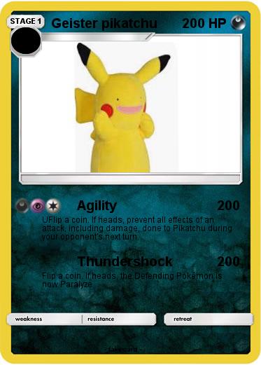 Pokemon Geister pikatchu