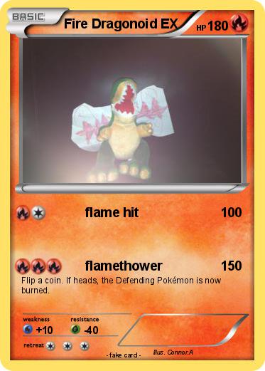 Pokemon Fire Dragonoid EX