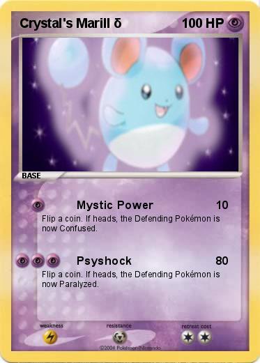 Pokemon Crystal's Marill δ