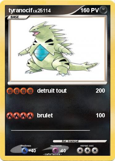 Pokemon tyranocif
