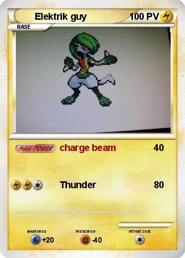 Pokemon Elektrik guy
