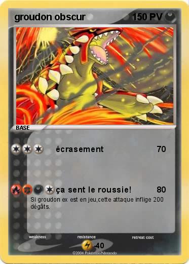 Pokemon groudon obscur