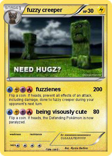 Pokemon fuzzy creeper