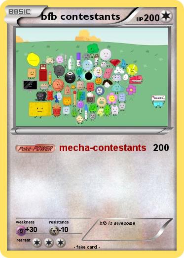 Pokemon bfb contestants