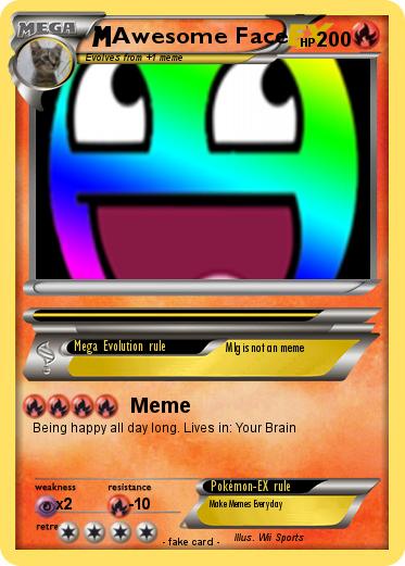 Pokemon Awesome Face