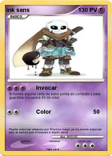 Pokemon ink sans