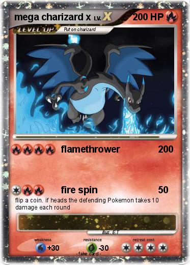 Pokemon mega charizard x
