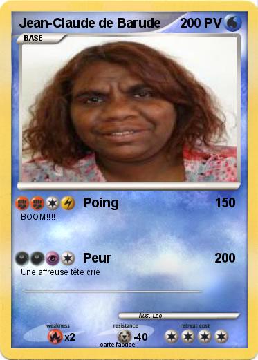 Pokemon Jean-Claude de Barude