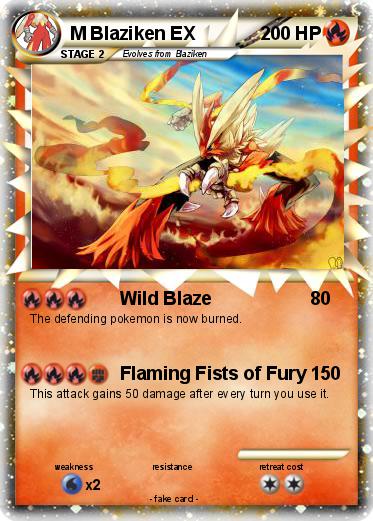 Pokemon M Blaziken EX
