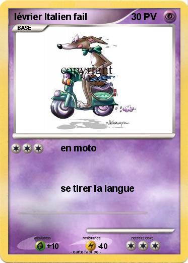 Pokemon lévrier Italien fail