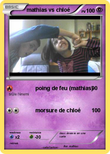 Pokemon mathias vs chloé