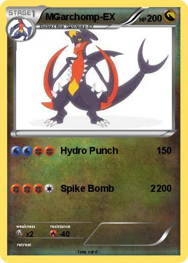Pokemon MGarchomp-EX