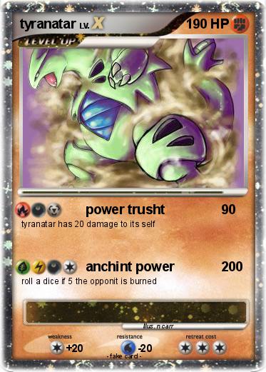 Pokemon tyranatar