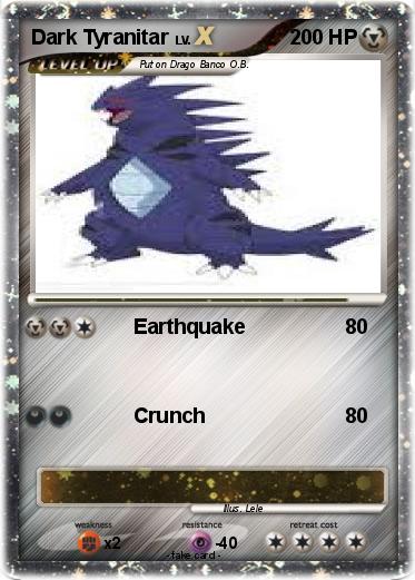 Pokemon Dark Tyranitar