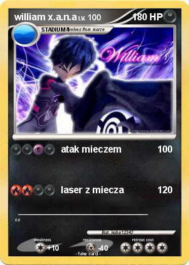 Pokemon william x.a.n.a