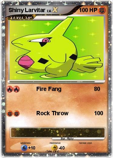 Pokemon Shiny Larvitar