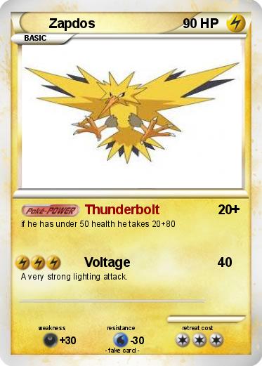 Pokemon Zapdos