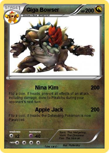 Pokemon Giga Bowser