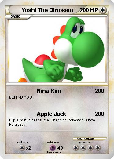 Pokemon Yoshi The Dinosaur