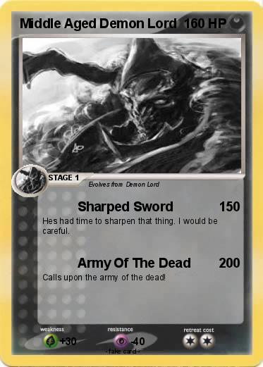 Pokemon Middle Aged Demon Lord