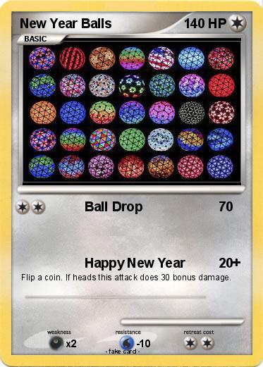Pokemon New Year Balls