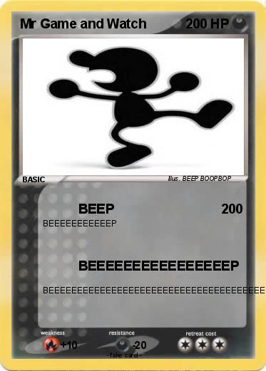 Pokemon Mr Game and Watch