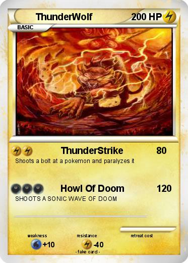 Pokemon ThunderWolf