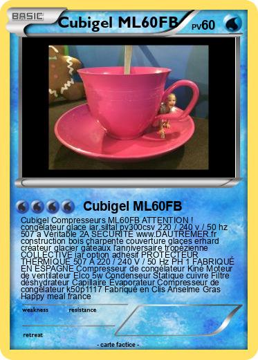Pokemon Cubigel ML60FB