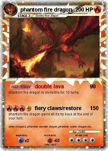 Pokemon phantom fire dragon