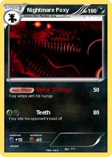 Pokemon Nightmare Foxy