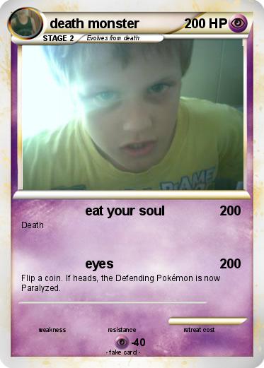 Pokemon death monster