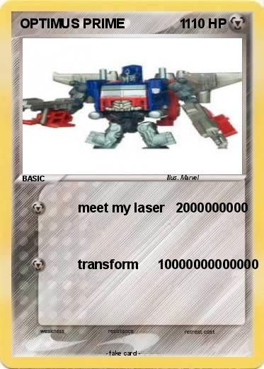 Pokemon OPTIMUS PRIME               1