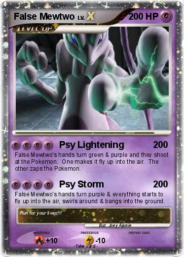 Pokemon False Mewtwo
