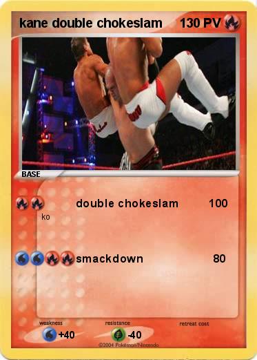 Pokemon kane double chokeslam
