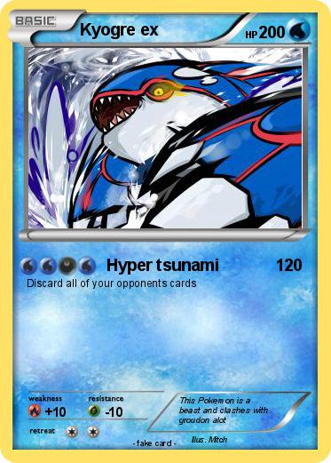 Pokemon Kyogre ex