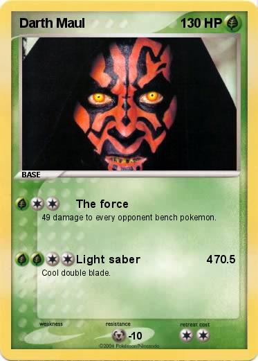 Pokemon Darth Maul