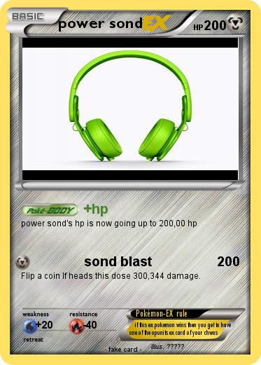 Pokemon power sond