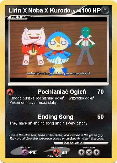 Pokemon Lirin X Noba X Kurodo