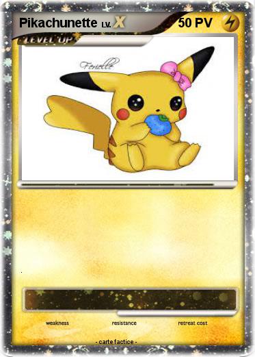Pokemon Pikachunette