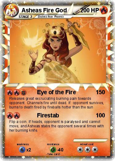 Pokemon Asheas Fire God