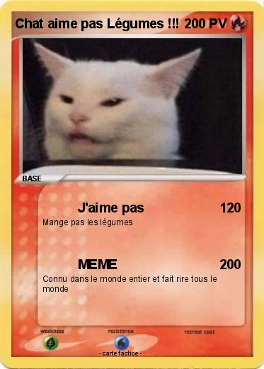 Pokemon Chat aime pas Légumes !!!