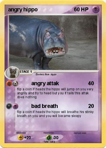 Pokemon angry hippo
