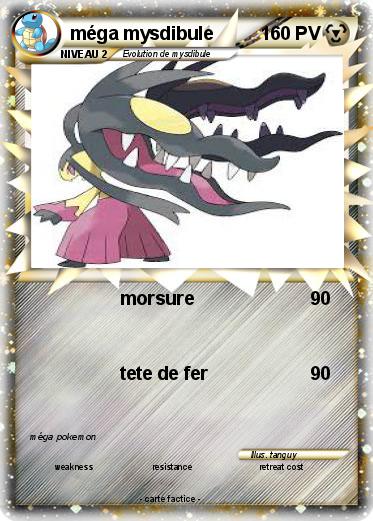 Pokemon méga mysdibule