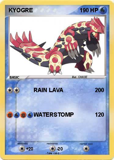 Pokemon KYOGRE