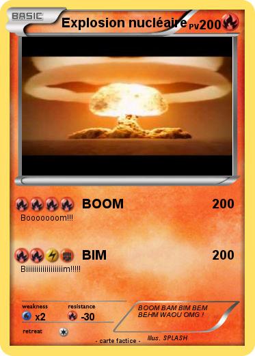 Pokemon Explosion nucléaire